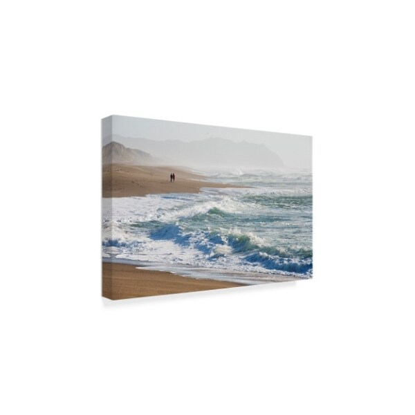 Lance Kuehne 'A Walk On The Beach' Canvas Art,30x47